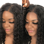 Beginners Must|Alibonnie Hair Glueless Lace Wigs With Elastic Band Deep Wave Human Hair Wig For Beginners - Alibonnie