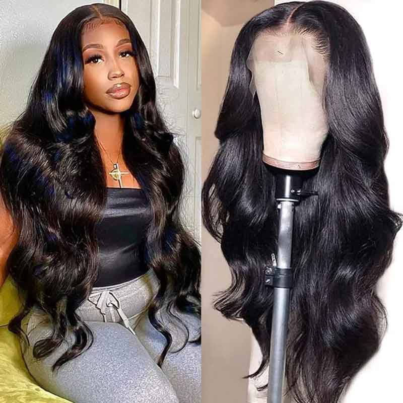 Best Body Wave 13x4 Transparent Lace Front Wig - Alibonnie