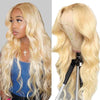 Blonde #613 Brazilian Body Wave Lace Front Human Hair Wigs Pre Plucked Ready To Wear - Alibonnie