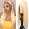 Blonde 613 Closure Wig Human Hair Wigs 4x4 Lace Closure 180% Density - Alibonnie