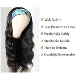 Body Wave Headband Wigs Glueless Brazilian Human Hair Wigs With Headbands None Lace Wigs - Alibonnie