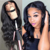 Body Wave Lace Front Wig 13x4 Lace Frontal Wig Pre Plucked Brazilian Human Hair Wigs - Alibonnie