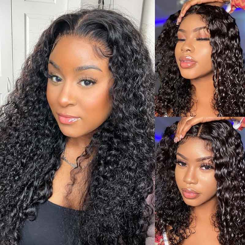 BOGO SALE 13X6 Lace Frontal Wigs Human Hair Water Wave (BUY ANY 2 PAY 1 NO CODE NEED) - Alibonnie