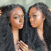 Buy Alibonnie 4C Edges Hairline Kinky Curly Human Hair Wig With Baby Hair Transparent 13x4 Lace Front Wig - Alibonnie