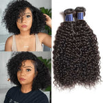 Curly Hair 3 Bundles Unprocessed Virgin Human Hair For Full Head - Alibonnie