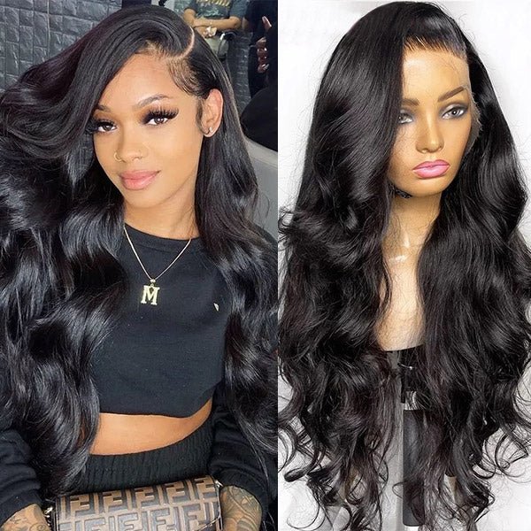 Flash Sale Alibonnie 13*4 HD/Transparent Lace Wigs Body Wave Wigs Frontal Wigs - Alibonnie