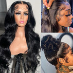 Flash Sale Full Lace Straight Wig & Body Wave Transparent Lace Wigs Pre Plucked - Alibonnie