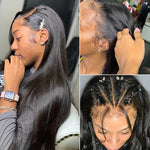 Flash Sale Full Lace Straight Wig & Body Wave Transparent Lace Wigs Pre Plucked - Alibonnie