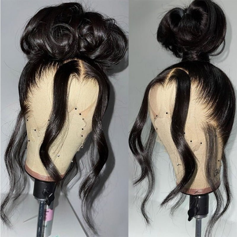 Flash Sale Full Lace Straight Wig & Body Wave Transparent Lace Wigs Pre Plucked - Alibonnie