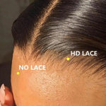 Flash Sale SKIN MELT Real Scalp Glueless 5x5 HD/Transparent Lace Body Wave Closure Wigs Human Hair Wigs - Alibonnie