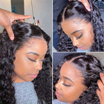 Glueless 5x5 HD Lace Closure Wig Human Hair Loose Deep Wave - Alibonnie