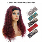 Glueless Headband Wigs Deep Wave Human Hair Wigs For Beginners 150% 200% Density Wigs - Alibonnie