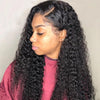 HD Lace Curly Lace Front Wigs 100% Human Hair Lace Front Wigs Pre Plucked With Baby Hair - Alibonnie