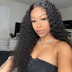 HD Lace Curly Lace Front Wigs 100% Human Hair Lace Front Wigs Pre Plucked With Baby Hair - Alibonnie