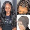 HD Transparent Lace Wigs Body Wave 13*4 Lace Frontal Wigs 150% 200% 250% Density - Alibonnie