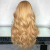 Honey Blonde Lace Front Human Hair Wig 13x4 Body Wave Lace Front Wigs - Alibonnie