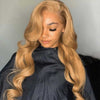 Honey Blonde Lace Front Human Hair Wig 13x4 Body Wave Lace Front Wigs - Alibonnie