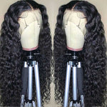 Invisible HD Lace Wigs Water Wave Wigs 5x5 Glueless Wigs 13x4 Lace Front Wigs - Alibonnie