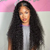 Invisible Skin Melt HD Lace Wig Jerry Curly 13x4 Lace Front Wigs Human Hair Pre Plucked - Alibonnie