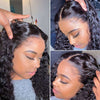 Invisible Skin Melt HD Lace Wig Jerry Curly 13x4 Lace Front Wigs Human Hair Pre Plucked - Alibonnie