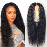 Jerry Curly HD Lace Glueless 5X5 Closure Human Hair Wigs For Black Women - Alibonnie