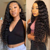 Long Wigs Deep Wave Wigs Human Hair Lace Front Wigs Pre Plucked With Babay Hair - Alibonnie