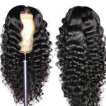 Loose Wave HD Lace 13x4 Full Frontal Lace Human Hair Loose Curls Wigs - Alibonnie