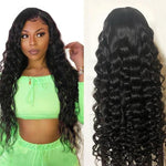 Pre Plucked Long Wigs Loose Deep Wave Wig 4x4 13x4 13x6 Brazilian Human Hair Wigs Natural Hairline With Baby Hair - Alibonnie