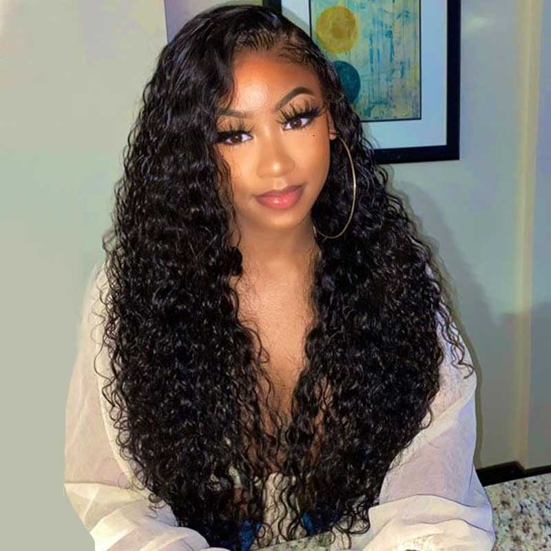 Premium HD Lace High Quality Deep Wave Glueless Wigs 13x4 Lace Front Human Hair Wig|True Length - Alibonnie