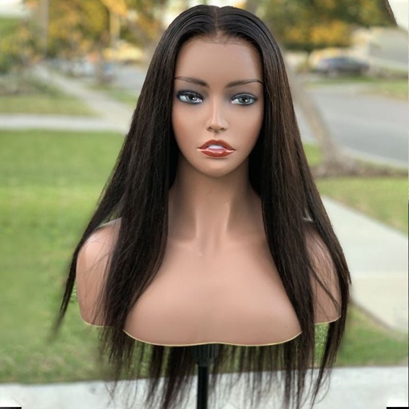 Premium HD Lace Top Quality Straight Real Human Hair 13x4 Lace Front Wigs |True Length - Alibonnie