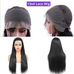 Premium HD Lace Top Quality Straight Real Human Hair 13x4 Lace Front Wigs |True Length - Alibonnie