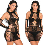 Sexy Lingerie for Women Fishnet Bodysuit - Alibonnie