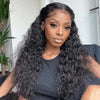 Skin Melted HD Lace Closure Wigs Pre Plucked 5x5 Water Wave Human Hair Wigs - Alibonnie