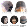 Soft Straight Human Hair 13x4 Full Frontal Wigs Pre Plucked Easy To Wear - Alibonnie